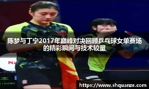 陈梦与丁宁2017年巅峰对决回顾乒乓球女单赛场的精彩瞬间与技术较量